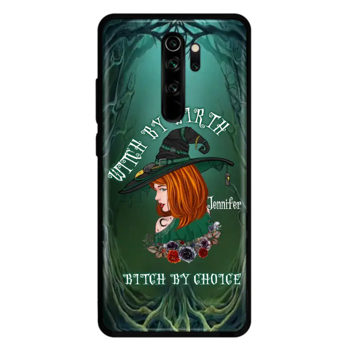 Custom Personalized Witch Phone Case - Gift Idea For Halloween - Witch By Birth Bitch By Choice - Case For Oppo/Xiaomi/Huawei