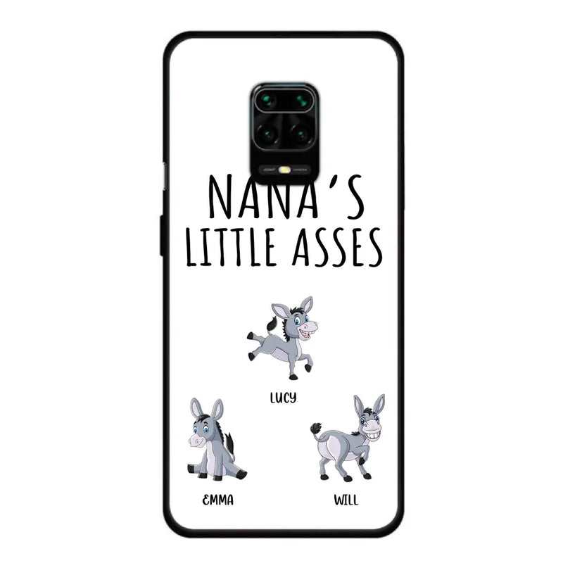 Personalized Donkeys Phone Case - Gift Idea For Family/Grandma/Papa - Up to 12 Donkeys - Case For Xiaomi/Oppo/Huawei - Nana's Little Asses