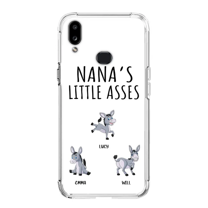 Custom Personalized Donkeys Phone Case - Gift Idea For Family/ Grandma/ Papa - Upto 12 Donkeys - Case For iPhone/ Samsung - Boss's Pain In The Asses