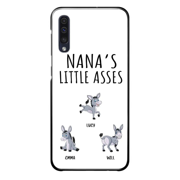 Custom Personalized Donkeys Phone Case - Gift Idea For Family/ Grandma/ Papa - Upto 12 Donkeys - Case For iPhone/ Samsung - Boss's Pain In The Asses