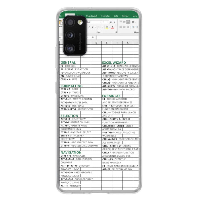 Personalized Excel Phone Case - Gift Idea For Excel Lovers - Cases For iPhone/Samsung