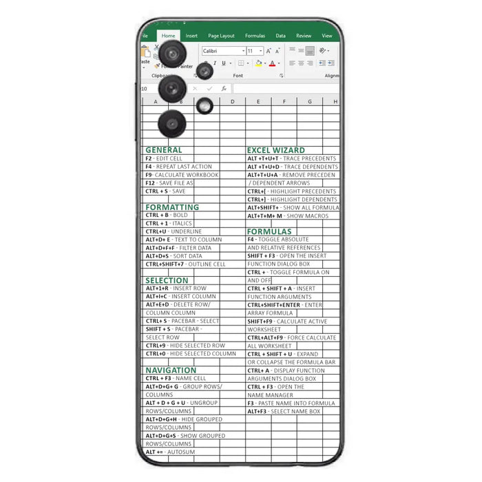 Personalized Excel Phone Case - Gift Idea For Excel Lovers - Cases For iPhone/Samsung