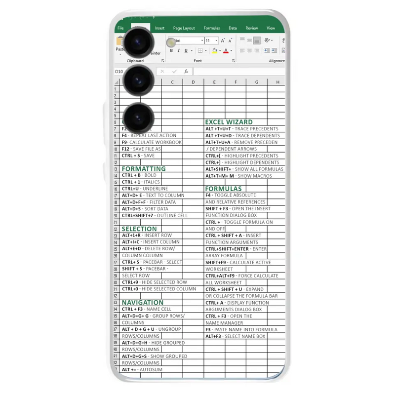 Personalized Excel Phone Case - Gift Idea For Excel Lovers - Cases For iPhone/Samsung