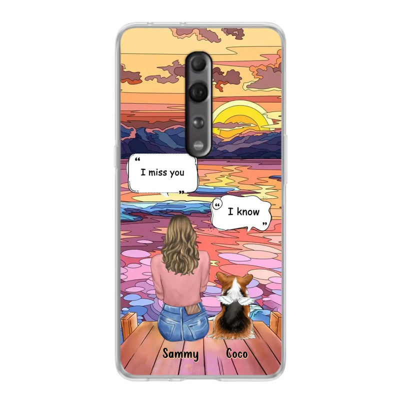 Personalized Memorial Pet Phone Case - Up to 3 Pets - Memorial Gift Idea For Dog/Cat/Rabbits Owners - Case For Xiaomi/Oppo/Huawei - I Miss You