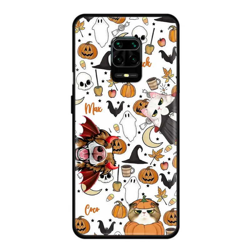 Personalized Halloween Pet Phone Case - Up to 3 Pets - Gift Idea For Dog/Cat Owners - Case for Oppo/Xiaomi/Huawei