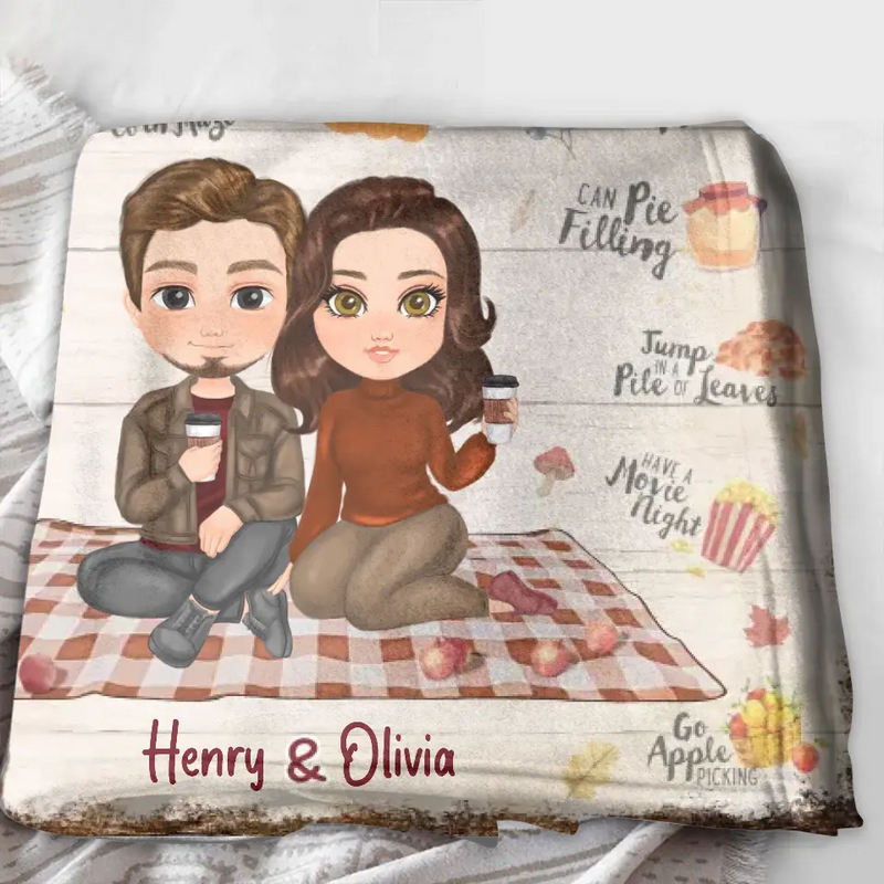 Personalized Couple Fleece Throw Blanket/Quilt - Gift Idea For Couple/Anniversary - Annoying Each Other For 10 Years And Still Going Strong