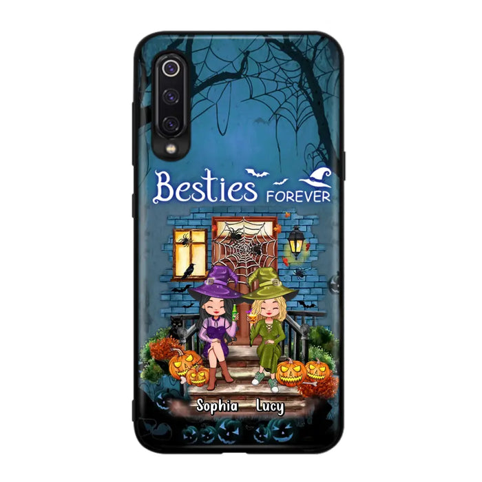 Custom Personalized Halloween Friend Phone Case - Upto 5 Friends - Halloween Gift Idea for Friends/Sisters - Besties Forever - Case for Xiaomi/Huawei/Oppo