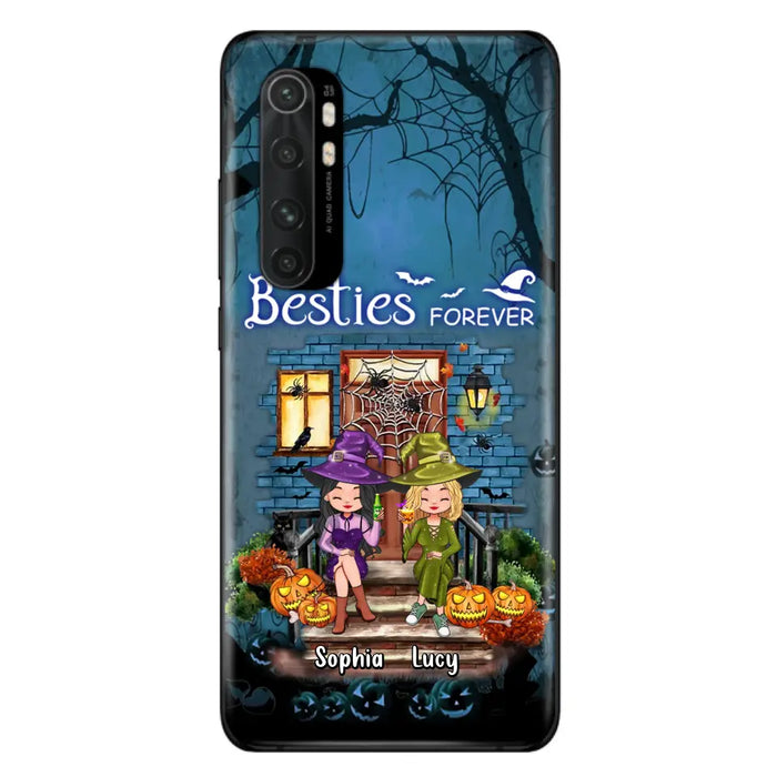 Custom Personalized Halloween Friend Phone Case - Upto 5 Friends - Halloween Gift Idea for Friends/Sisters - Besties Forever - Case for Xiaomi/Huawei/Oppo