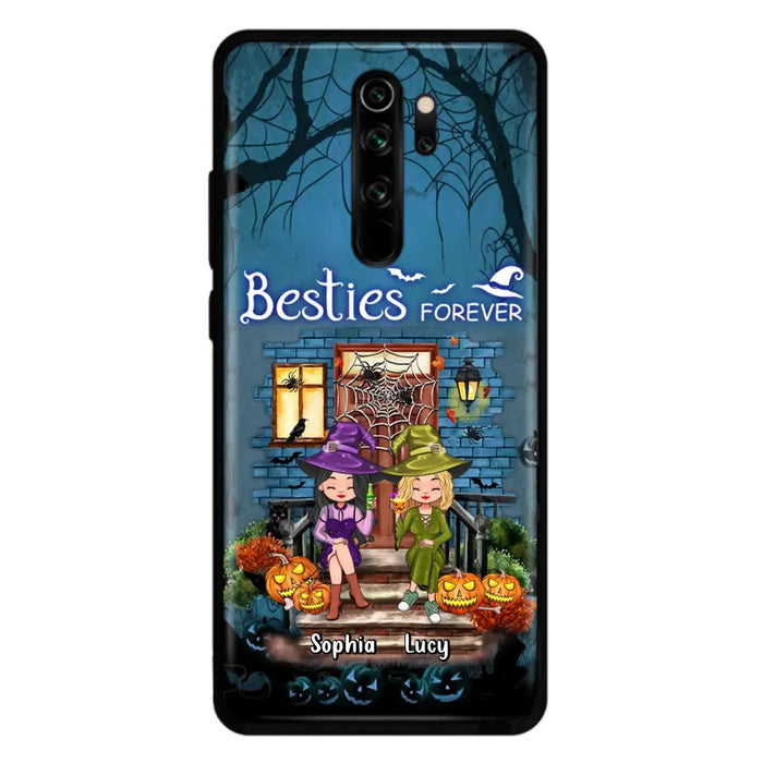 Custom Personalized Halloween Friend Phone Case - Upto 5 Friends - Halloween Gift Idea for Friends/Sisters - Besties Forever - Case for Xiaomi/Huawei/Oppo