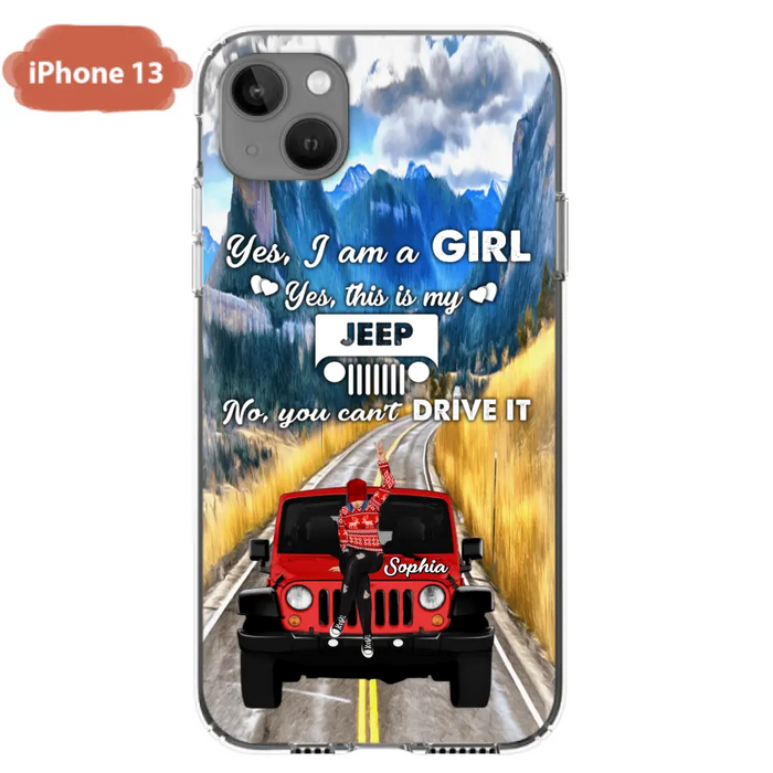 Custom Personalized Off - Road Girl Phone Case - Case For iPhone And Samsung