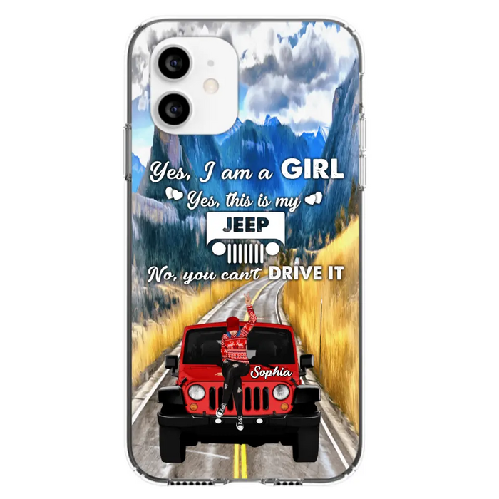 Custom Personalized Off - Road Girl Phone Case - Case For iPhone And Samsung