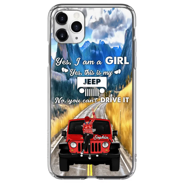 Custom Personalized Off - Road Girl Phone Case - Case For iPhone And Samsung