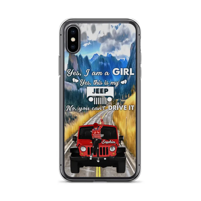 Custom Personalized Off - Road Girl Phone Case - Case For iPhone And Samsung