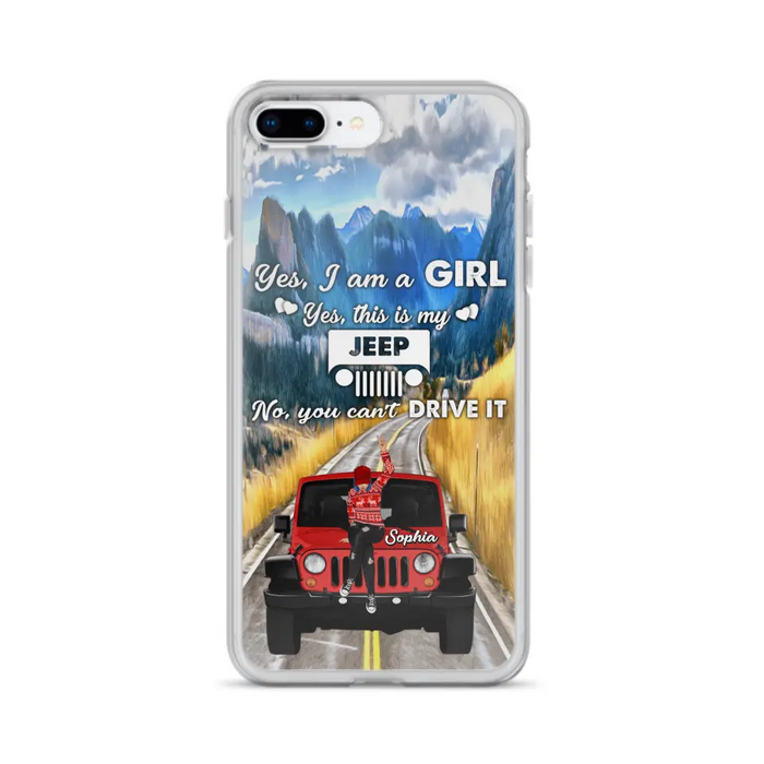 Custom Personalized Off - Road Girl Phone Case - Case For iPhone And Samsung