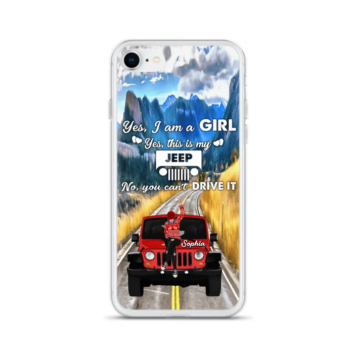 Custom Personalized Off - Road Girl Phone Case - Case For iPhone And Samsung