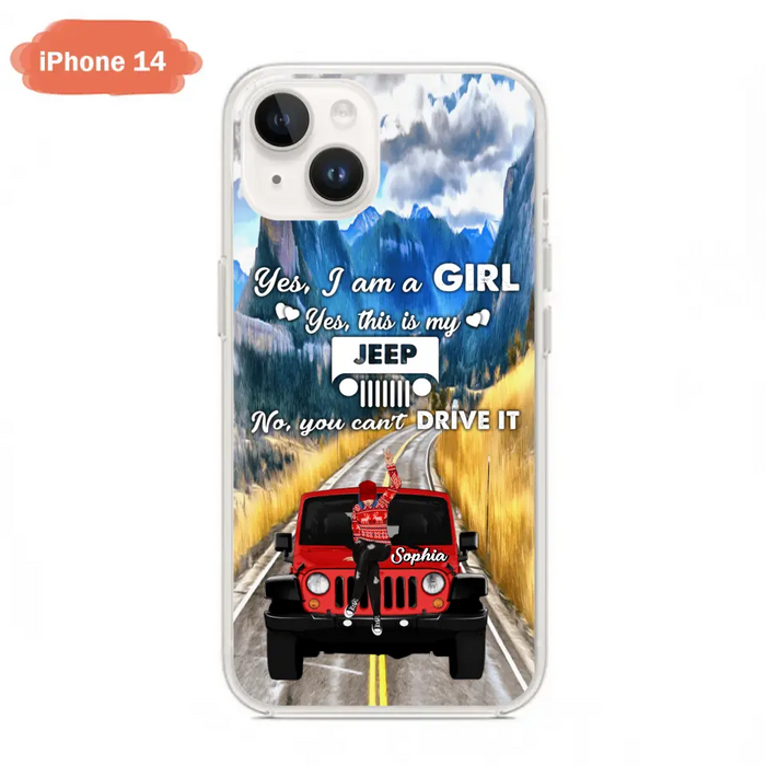 Custom Personalized Off - Road Girl Phone Case - Case For iPhone And Samsung