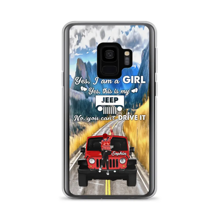 Custom Personalized Off - Road Girl Phone Case - Case For iPhone And Samsung