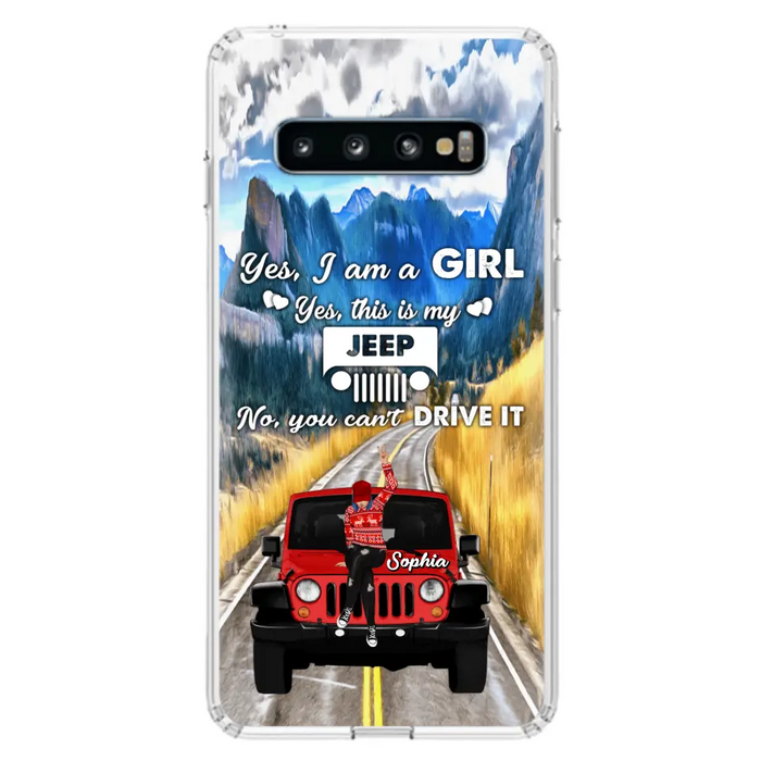 Custom Personalized Off - Road Girl Phone Case - Case For iPhone And Samsung