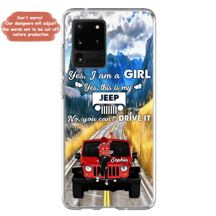 Custom Personalized Off - Road Girl Phone Case - Case For iPhone And Samsung