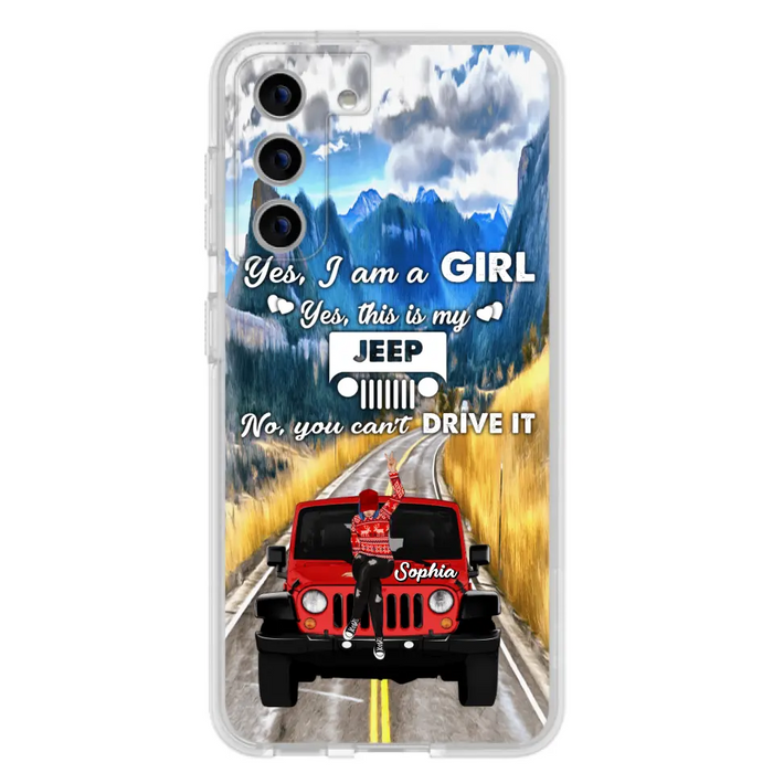 Custom Personalized Off - Road Girl Phone Case - Case For iPhone And Samsung