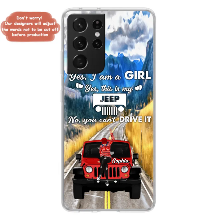 Custom Personalized Off - Road Girl Phone Case - Case For iPhone And Samsung