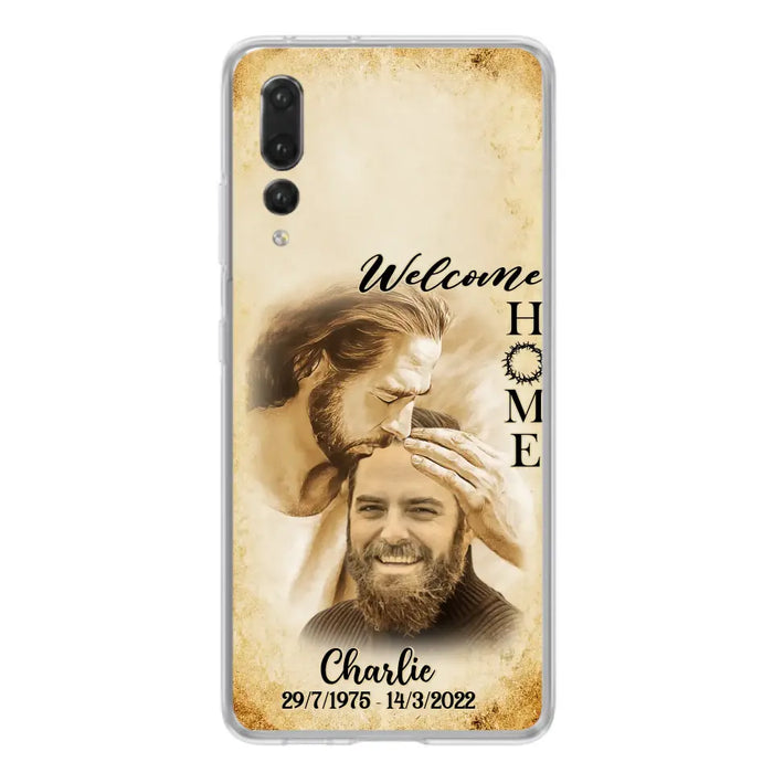 Custom Personalized Memorial Photo Phone Case - Memorial Gift Idea For Family Member/ Pet Owner - Welcome Home - Case For Xiaomi/ Oppo/ Huawei