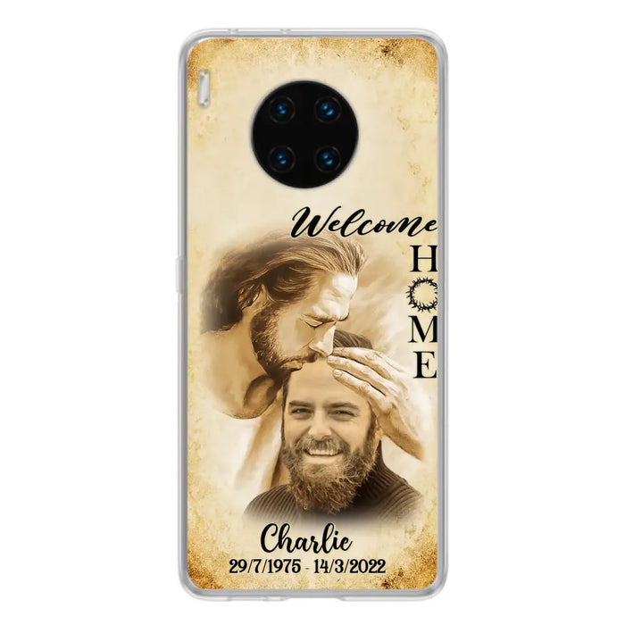 Custom Personalized Memorial Photo Phone Case - Memorial Gift Idea For Family Member/ Pet Owner - Welcome Home - Case For Xiaomi/ Oppo/ Huawei