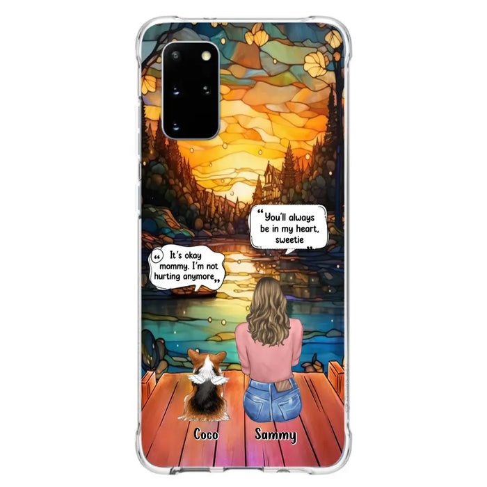 Personalized Memorial Pet Phone Case - Memorial Gift Idea For Dog/Cat/Rabbits Owners - You'll Always Be In My Heart, Sweetie - Case For iPhone/Samsung