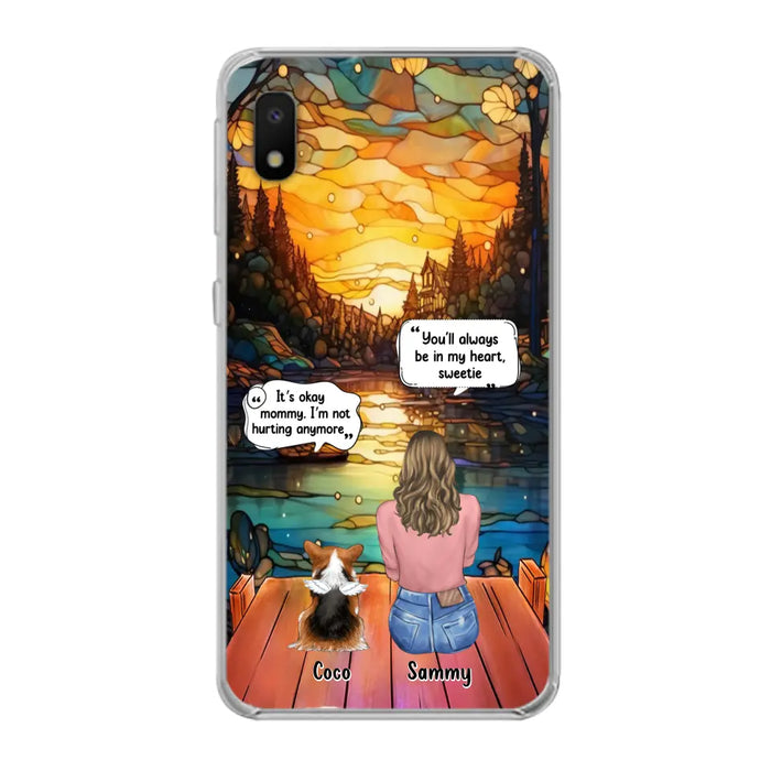 Personalized Memorial Pet Phone Case - Memorial Gift Idea For Dog/Cat/Rabbits Owners - You'll Always Be In My Heart, Sweetie - Case For iPhone/Samsung