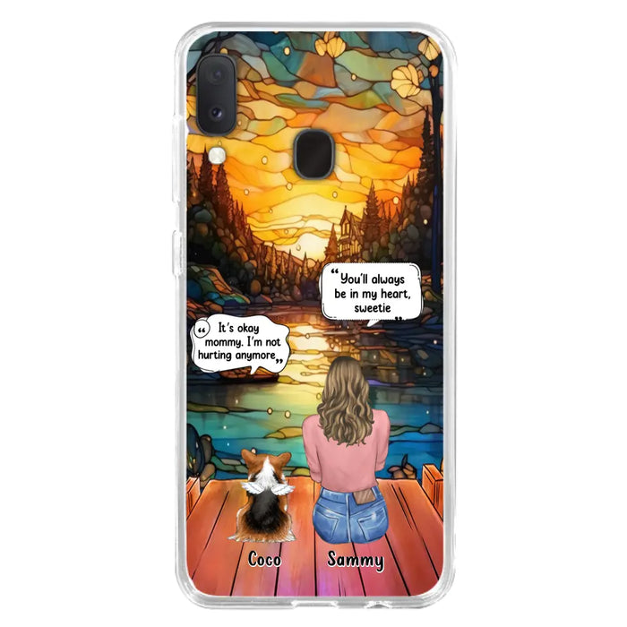 Personalized Memorial Pet Phone Case - Memorial Gift Idea For Dog/Cat/Rabbits Owners - You'll Always Be In My Heart, Sweetie - Case For iPhone/Samsung