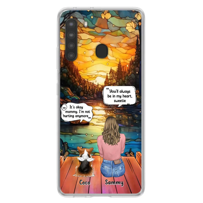 Personalized Memorial Pet Phone Case - Memorial Gift Idea For Dog/Cat/Rabbits Owners - You'll Always Be In My Heart, Sweetie - Case For iPhone/Samsung