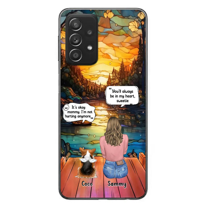 Personalized Memorial Pet Phone Case - Memorial Gift Idea For Dog/Cat/Rabbits Owners - You'll Always Be In My Heart, Sweetie - Case For iPhone/Samsung