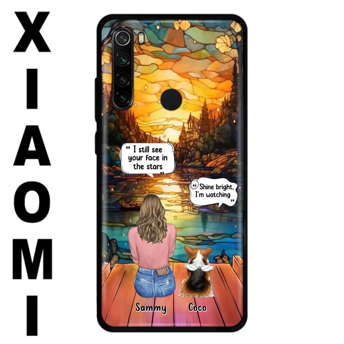 Personalized Memorial Pet Phone Case - Memorial Gift Idea For Dog/Cat/Rabbits Owners - I Still See Your Face In The Stars - Case For Oppo/Xiaomi/Huawei