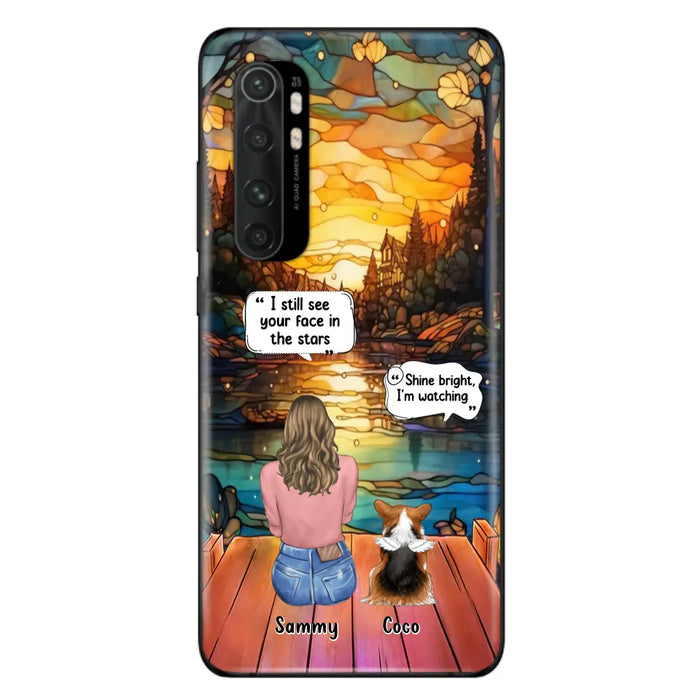 Personalized Memorial Pet Phone Case - Memorial Gift Idea For Dog/Cat/Rabbits Owners - I Still See Your Face In The Stars - Case For Oppo/Xiaomi/Huawei