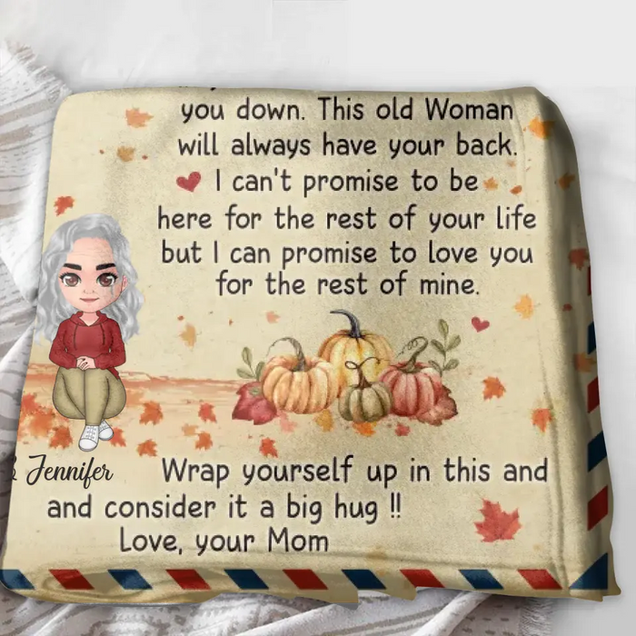 Personalized To My Daughter Single Layer Fleece/ Quilt Blanket - Gift Idea For Daughter From Mom - I Hope You Believe In Yourself