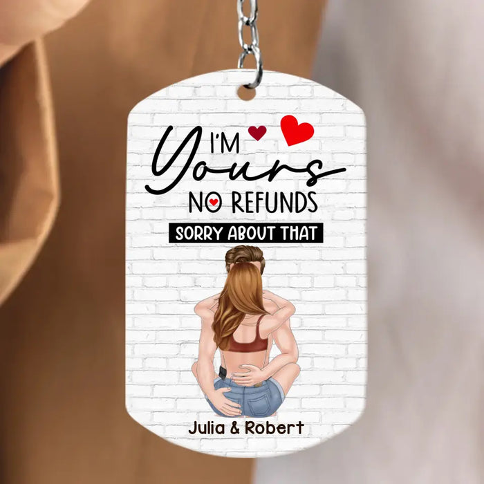 Personalized Couple Aluminum Keychain - 
 Funny Gift Idea For Couple - From Your Favorite  Financial Burden