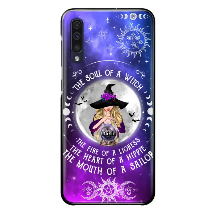 Personalized Witch Phone Case - Halloween Gift Idea For Witch Lovers - The Soul Of A Witch - Case For iPhone/Samsung