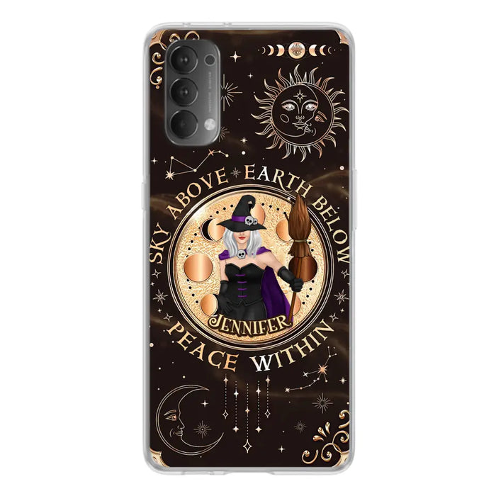 Custom Personalized Witch Phone Case - Gift Idea For Girl - As Above So Below - Cases For Xiaomi/ Oppo/ Huawei