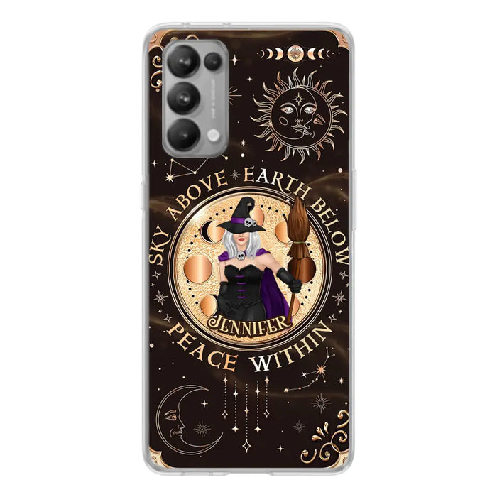 Custom Personalized Witch Phone Case - Gift Idea For Girl - As Above So Below - Cases For Xiaomi/ Oppo/ Huawei