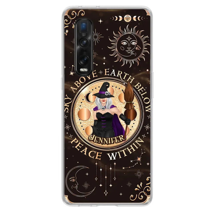 Custom Personalized Witch Phone Case - Gift Idea For Girl - As Above So Below - Cases For Xiaomi/ Oppo/ Huawei