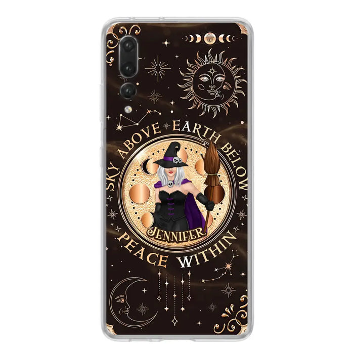 Custom Personalized Witch Phone Case - Gift Idea For Girl - As Above So Below - Cases For Xiaomi/ Oppo/ Huawei