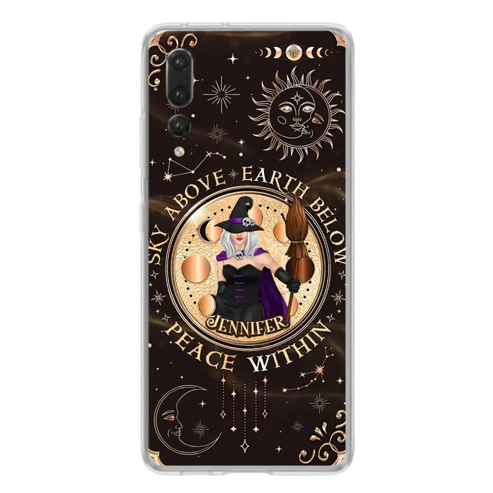 Custom Personalized Witch Phone Case - Gift Idea For Girl - As Above So Below - Cases For Xiaomi/ Oppo/ Huawei