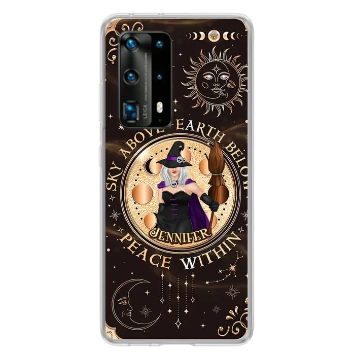 Custom Personalized Witch Phone Case - Gift Idea For Girl - As Above So Below - Cases For Xiaomi/ Oppo/ Huawei