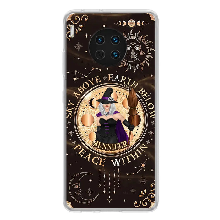 Custom Personalized Witch Phone Case - Gift Idea For Girl - As Above So Below - Cases For Xiaomi/ Oppo/ Huawei