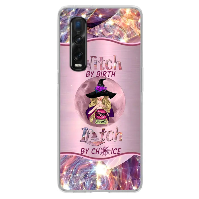 Personalized Witch Phone Case - Halloween Gift Idea For Witch Lovers - Case For Oppo/Xiaomi/Huawei - Witch By Birth Bitch By Choice