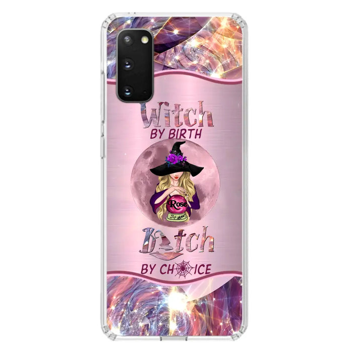 Personalized Witch Phone Case - Halloween Gift Idea For Witch Lovers - Case For iPhone/Samsung  - Witch By Birth Bitch By Choice