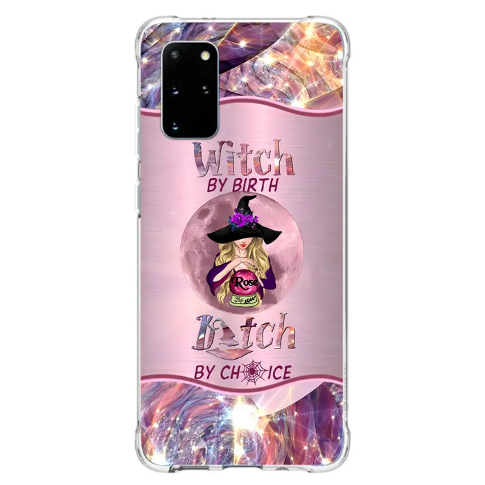 Personalized Witch Phone Case - Halloween Gift Idea For Witch Lovers - Case For iPhone/Samsung  - Witch By Birth Bitch By Choice