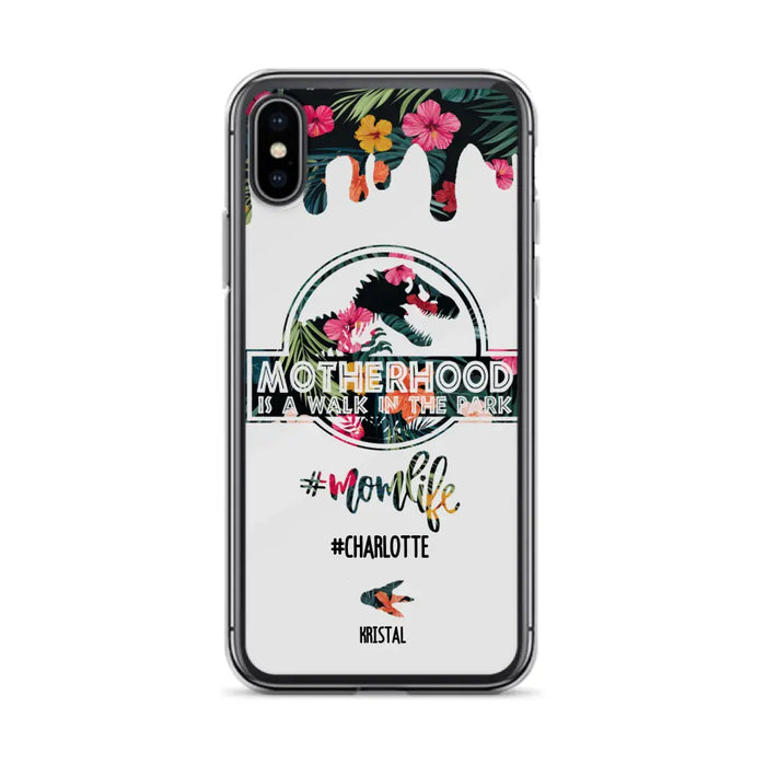 Custom Personalized Mama Dinosaur Phone Case - Best Gift For Mothers - For iPhone And Samsung Phone Case - 2QCGS1