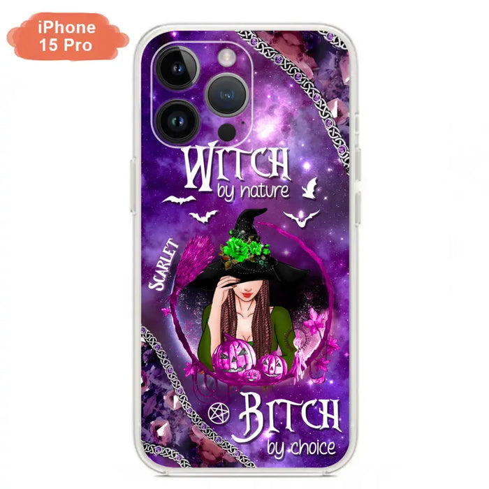 Custom Personalized Stick My Broom Witch Phone Case - Halloween Gift Idea - Case For iPhone And Samsung - Witch By Nature