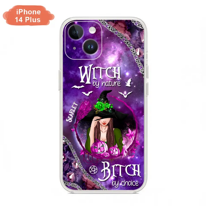 Custom Personalized Stick My Broom Witch Phone Case - Halloween Gift Idea - Case For iPhone And Samsung - Witch By Nature